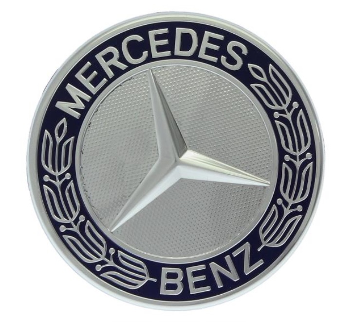 Středové krytky kol - pokličky pro MERCEDES 75 vavříny dark blue