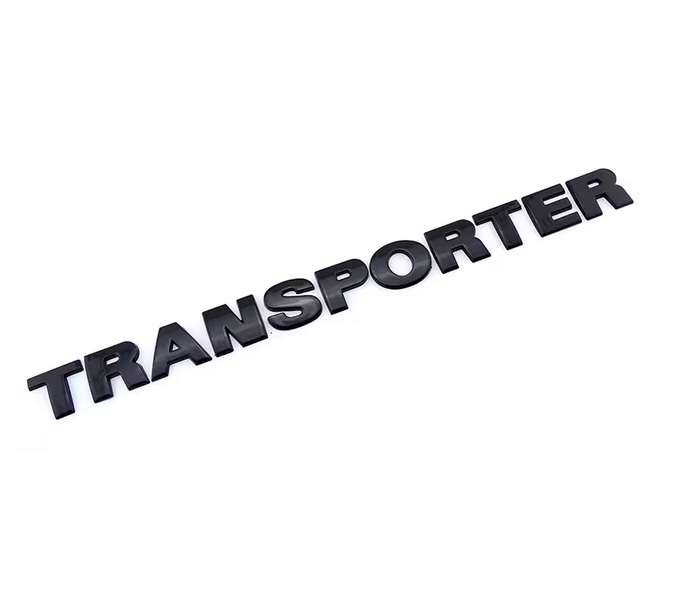 Nápis TRANSPORTER černý
