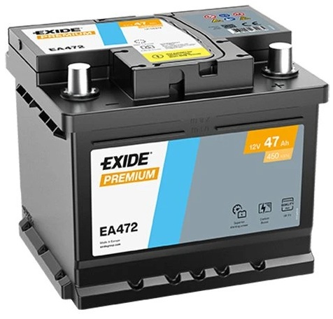 Autobaterie Exide Premium EA472 - 47Ah, 12V