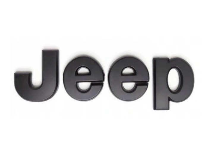 Nápis JEEP černá matná 140mm
