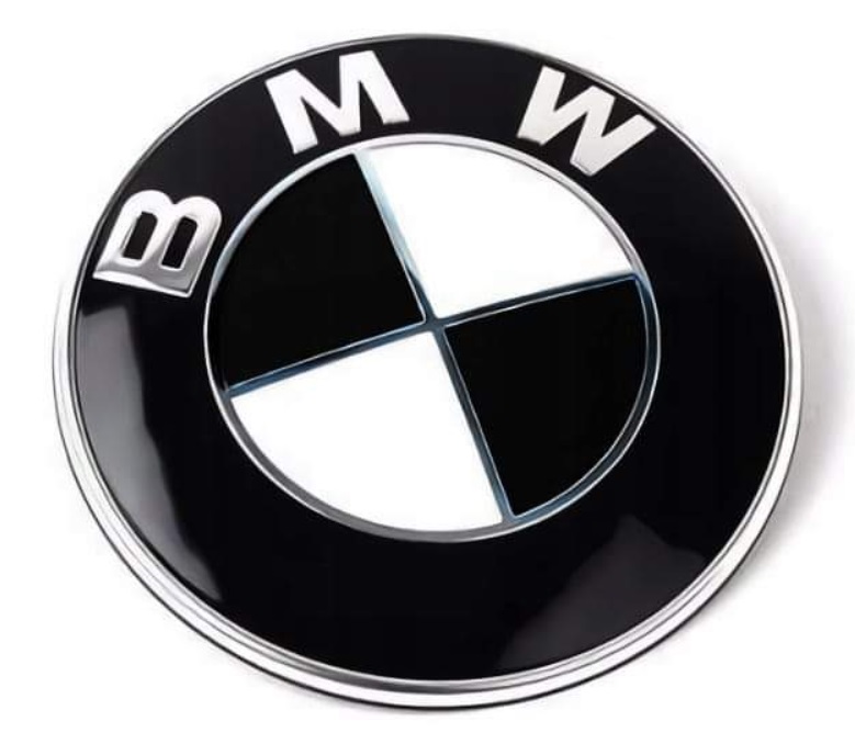 BMW znak - emblem 78mm černý