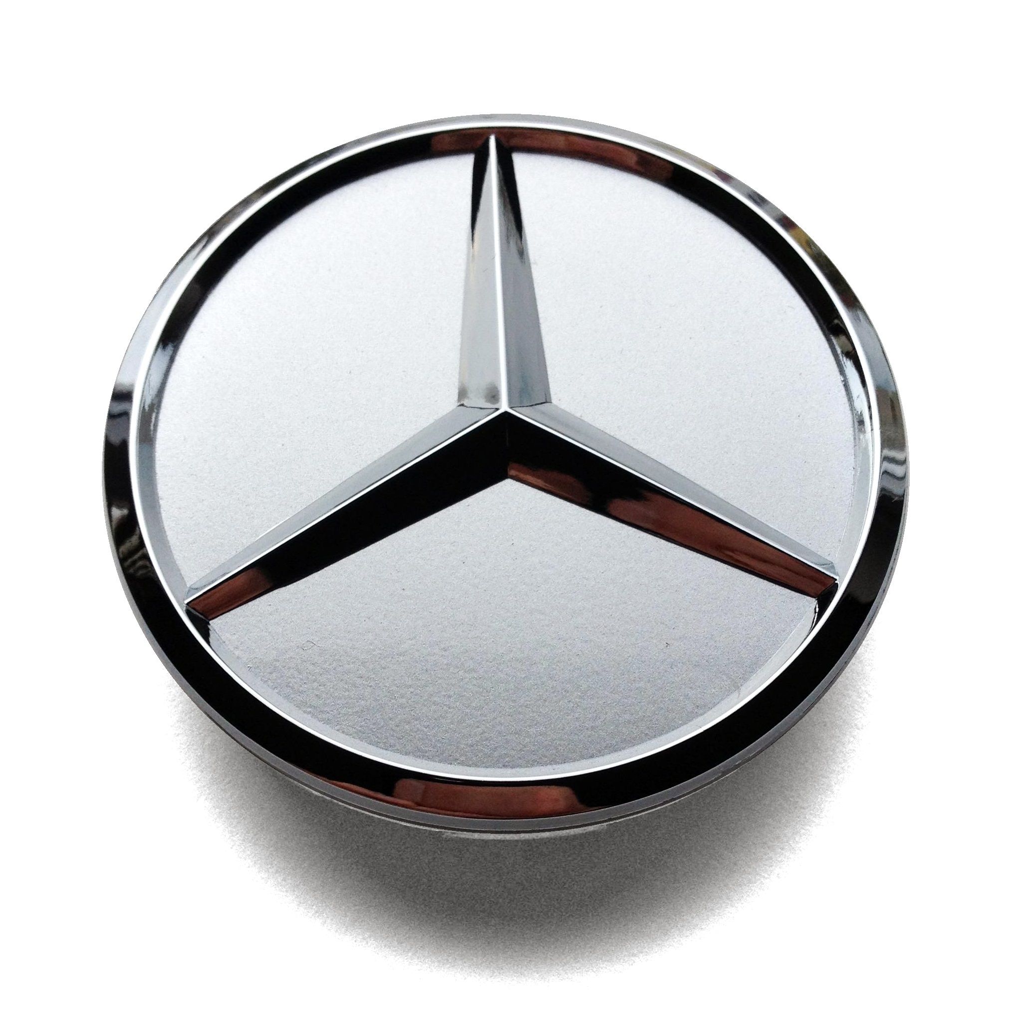 Středové krytky kol - pokličky pro MERCEDES 75 stříbrné