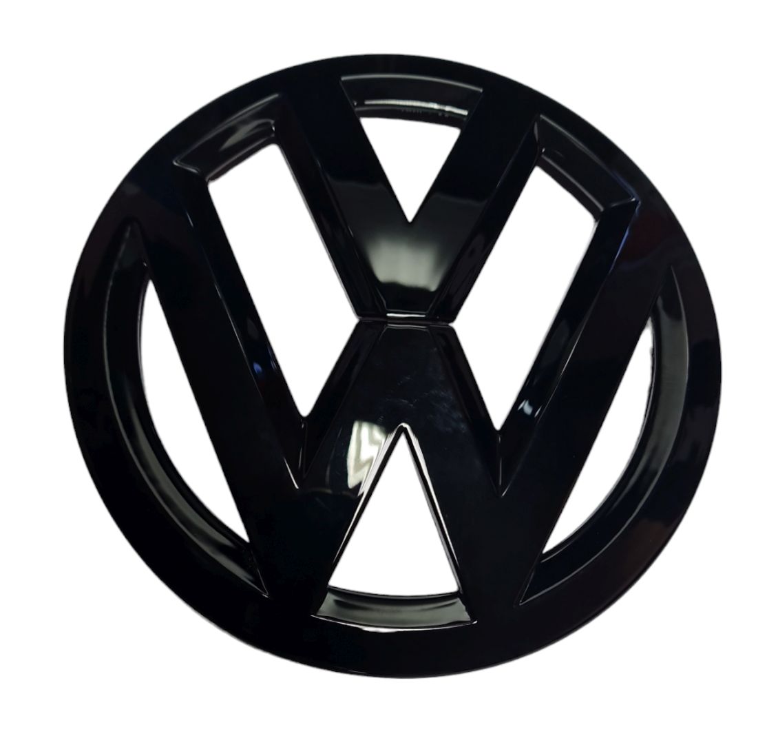 Krytka VW znaku 135mm - černý lesk MK6