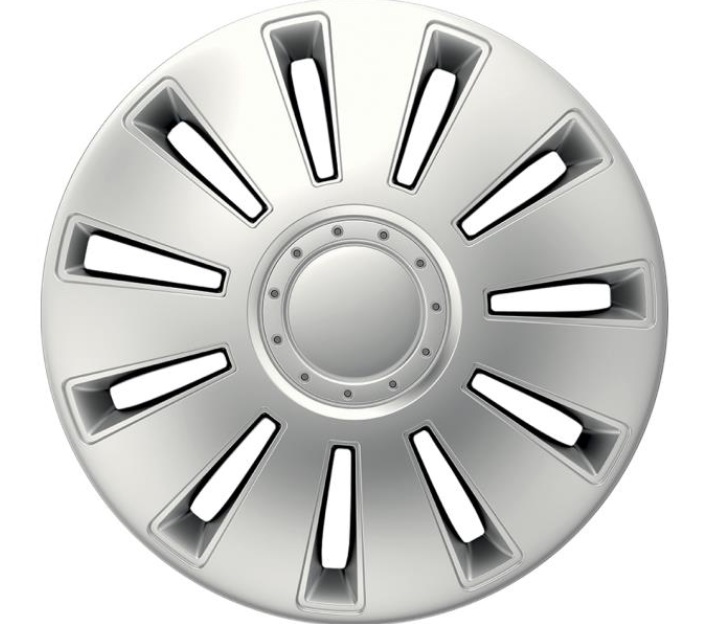 Poklice, kryty kol SILVESTRONE set 17" stříbrné