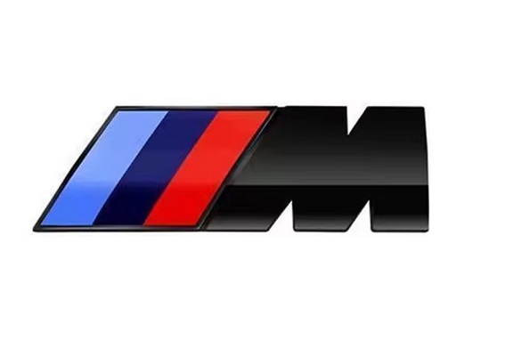 Samolepka M pro BMW černá 89x30