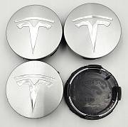 Středové krytky kol - pokličky TESLA chrom