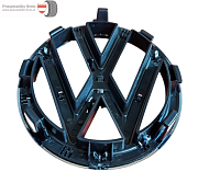 VW znak 135+130mm chrom - set 2 kusy