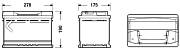 Autobaterie Exide Excell EB740 - 74Ah, 12V