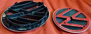 VW znak 145+110mm chrom - set 2 kusy