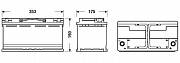 Autobaterie Exide START-STOP AGM EK1060 - 106Ah, 12V