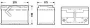 Autobaterie Exide START-STOP AGM EK720 - 72Ah, 12V