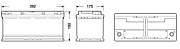 Autobaterie Exide START-STOP EFB EL1050 - 105Ah, 12V