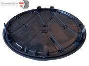 VW znak 148+130mm černý - set 2 kusy
