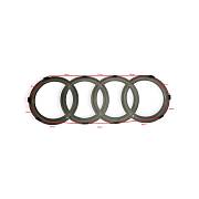 Znak AUDI černý lesk 285x99mm