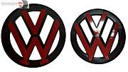 Krytka VW znaku/emblému MK5 black
