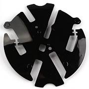 VW znak 120+110mm  černý matt POLO - set 2 kusy