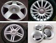 Středové krytky kol 4 kusy - pokličky pro Audi 149mm