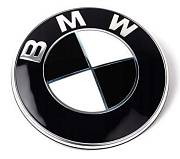 BMW znak - emblem 74mm černo-bílé