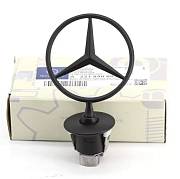 Mercedes emblém na přední kapotu - hvězda černá matná