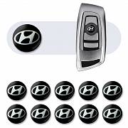 HYUNDAI znak - emblém na klíček kulatý 14mm