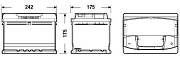 Autobaterie Exide Premium EA612 - 61Ah, 12V