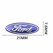 FORD znak - emblém na klíček oválný 21mm