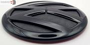 VW znak 100mm černý lesk