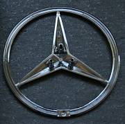 Mercedes emblém na zadní kapotu chrom 80mm