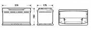 Autobaterie Exide START-STOP AGM EK800 - 80Ah, 12V