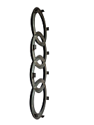 Znak AUDI černý lesk 285x99mm