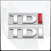 Nápis na kapotu TDI chrom 1 - samolepící