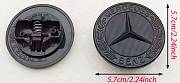 Mercedes emblém na přední kapotu černý lesk 57mm