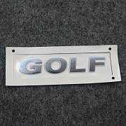 Nápis na kapotu GOLF chrom - samolepící
