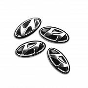 HYUNDAI znak - emblém na klíček oválný 16mm