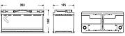 Autobaterie Exide START-STOP AGM EK960 - 96Ah, 12V