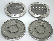 Středové krytky kol 4 kusy - pokličky pro Audi 148mm