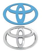 Toyota znak - emblem chrom 120x82