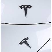 TESLA znak - emblem černá matná