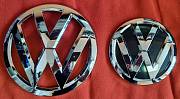 VW znak T6 177+130mm chrom - set 2 kusy