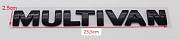 Nápis MULTIVAN černý
