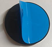 Mercedes emblém na přední kapotu modro stříbrný 57mm samolepka