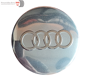 Audi znak - emblem 56mm silver