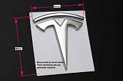 TESLA znak - emblem černá matná