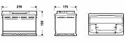 Autobaterie Exide Excell EB740 - 74Ah, 12V