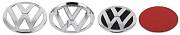 VW znak T6 177+130mm chrom - set 2 kusy
