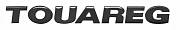 Nápis na kapotu TUAREG black - samolepící