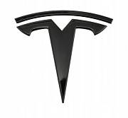TESLA znak - emblem černá matná