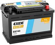 Autobaterie Exide Excell EB740 - 74Ah, 12V