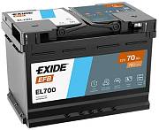 Autobaterie Exide START-STOP EFB EL700 - 70Ah, 12V