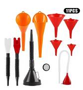 Praktická sada plastových trychtýřů - nálevek o 11ks